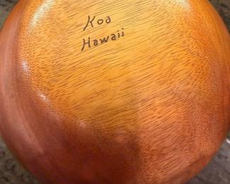 Vintage Hawaiian Koa Wood bowls