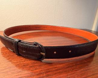 Vintage ladies Polo Ralph Lauren Genuine Lizard skin belt, Size 30