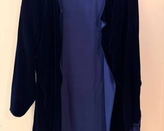 Beautiful Zoran cobalt blue velvet top