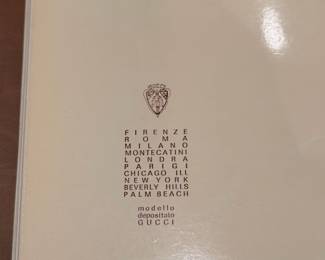 Never Used vintage Gucci leather day planner/organizer in excellent condition