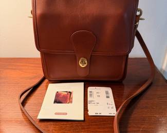 Ca. 1990’s Coach Station bag in British Tan, Never Used