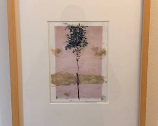 Philip Barber “Nodge” oil, watercolor and pencil on card, 5” x 7”