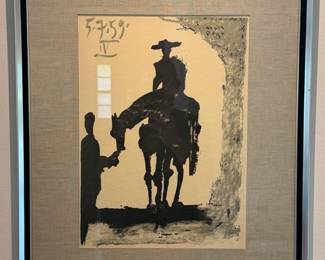 Pablo Picasso ‘Toros y Toreros’ framed Lithograph