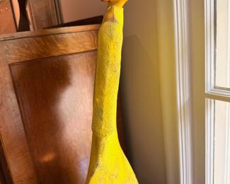 Incredible Kjell Engman for Kosta Boda ‘Catwalk’ figure with original lit stand.  This piece is in excellent condition with no chip or cracks.