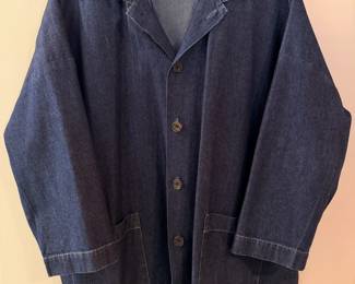 A sampling of the large selection of women’s Eskandar clothing, mostly tops.  Sizes are 0-1.  Materials are silk, linen, camel hair, cashmere and wool