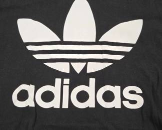 Adidas Black T-Shirt with Trefoil Logo