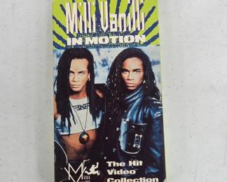 Milli Vanilli In Motion VHS Tape