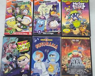 Animated Series And Movie DVDs Nick & Cartoon Netw