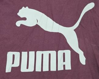 Puma Maroon Short-Sleeve T-Shirt
