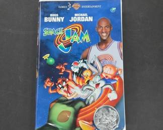 Space Jam VHS with Bonus Coin