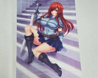 Anime-Themed Fabric Wall Scroll