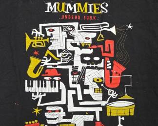 Here Come The Mummies T-Shirt in Black