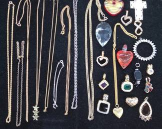 Gold-Tone Chains Jewelry & Pendants