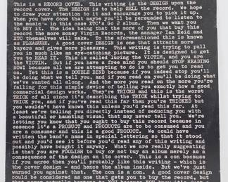 XTC Go 2 Vinyl Record Album by Virgin