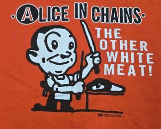 Alice in Chains Orange Graphic T-Shirt