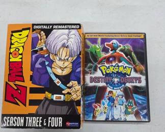Dragon Ball Z and Pokemon DVD Sets