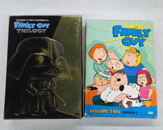 Family Guy Trilogy and Season 3 DVDs