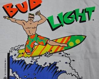 Bud Light Surfer Graphic T-Shirt XL