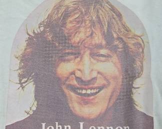 Light Blue Shirt with John Lennon Print