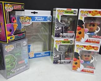Funko Pop Figures and Protector Variety
