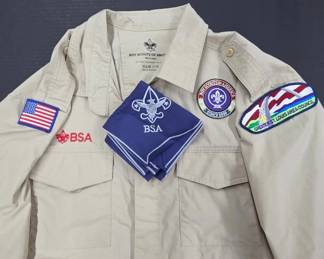Boy Scouts of America Uniform Shirt and Neckerchie