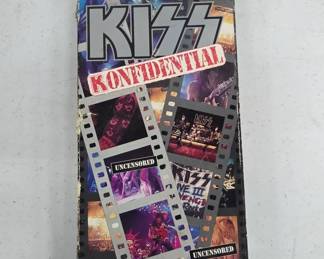 Kiss Konfidential VHS Tape