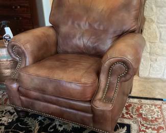 Leather armchair