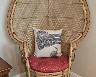 bohemian rattan chair