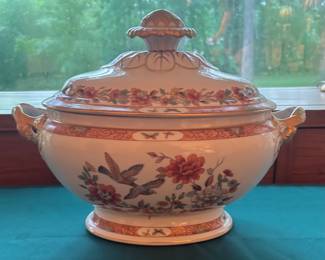 Mottahedeh Vista Alegre Magnolia & Birds Tureen