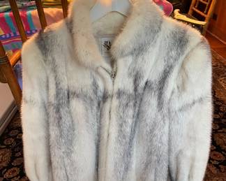 Cross Mink Fur Jacket
