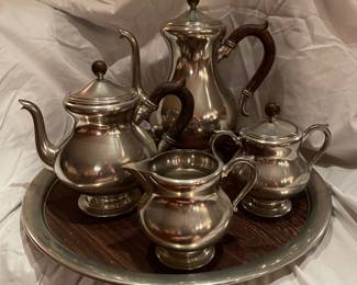 Pewter Tea Set