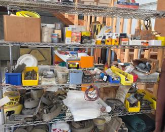 Variety of shop parts and supplies