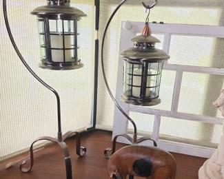 Hanging candle holders