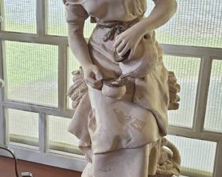 Plaster figure