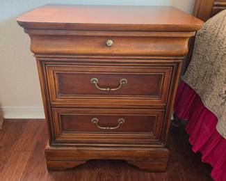 One of two night stands that match Lexington bed