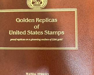 Gold foil stamp collection