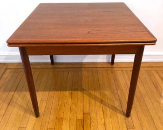 Danish Mid-Century Modern Teak Refectory Extension Dining Table Lot #: 5