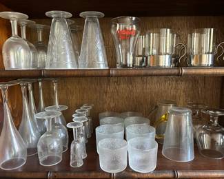 Over 35 Assorted Vintage Glasses Including Many Sets & Vintage Coca Cola Glass Lot #: 47
