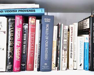 Over 25 Jewish Books Lot #: 142