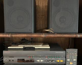 Nakamichi Stereo: CD Player, Cassette Player & Speakers Lot #: 31