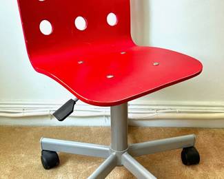 Ikea Jules 1999 Kids Rolling Adjustable Chair Lot #: 108