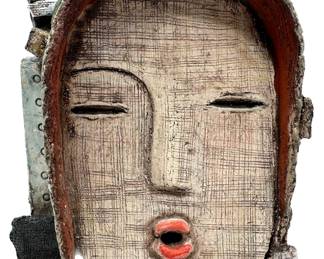 Veronica Cerases Lee AKA Vero (2005 Mexican) Ceramic Sculpture "Sajo" Lot #: 25