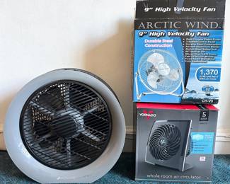 3 Fans: Vornado & Arctic Wind In Original Boxes & Bionaire Lot #: 162