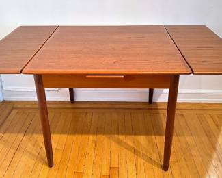 Danish Mid-Century Modern Teak Refectory Extension Dining Table Lot #: 5