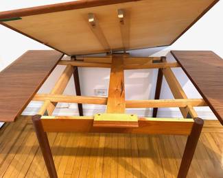 Danish Mid-Century Modern Teak Refectory Extension Dining Table Lot #: 5