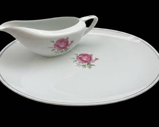 Imperial Rose Fine China Sugar Bowl & Creamer Set