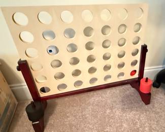 Wooden Connect 4 Game