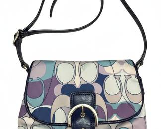 Coach Kyra Scarf Print Shoulder Bag