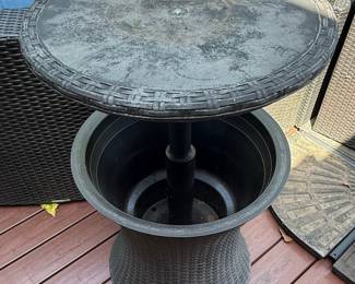 Keter Pacific Cool Bar Outdoor Side Table
