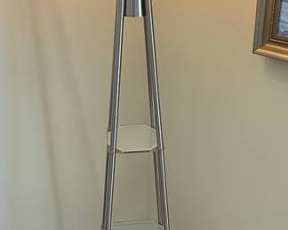 Modern Arc Floor Lamp with Shelves Style